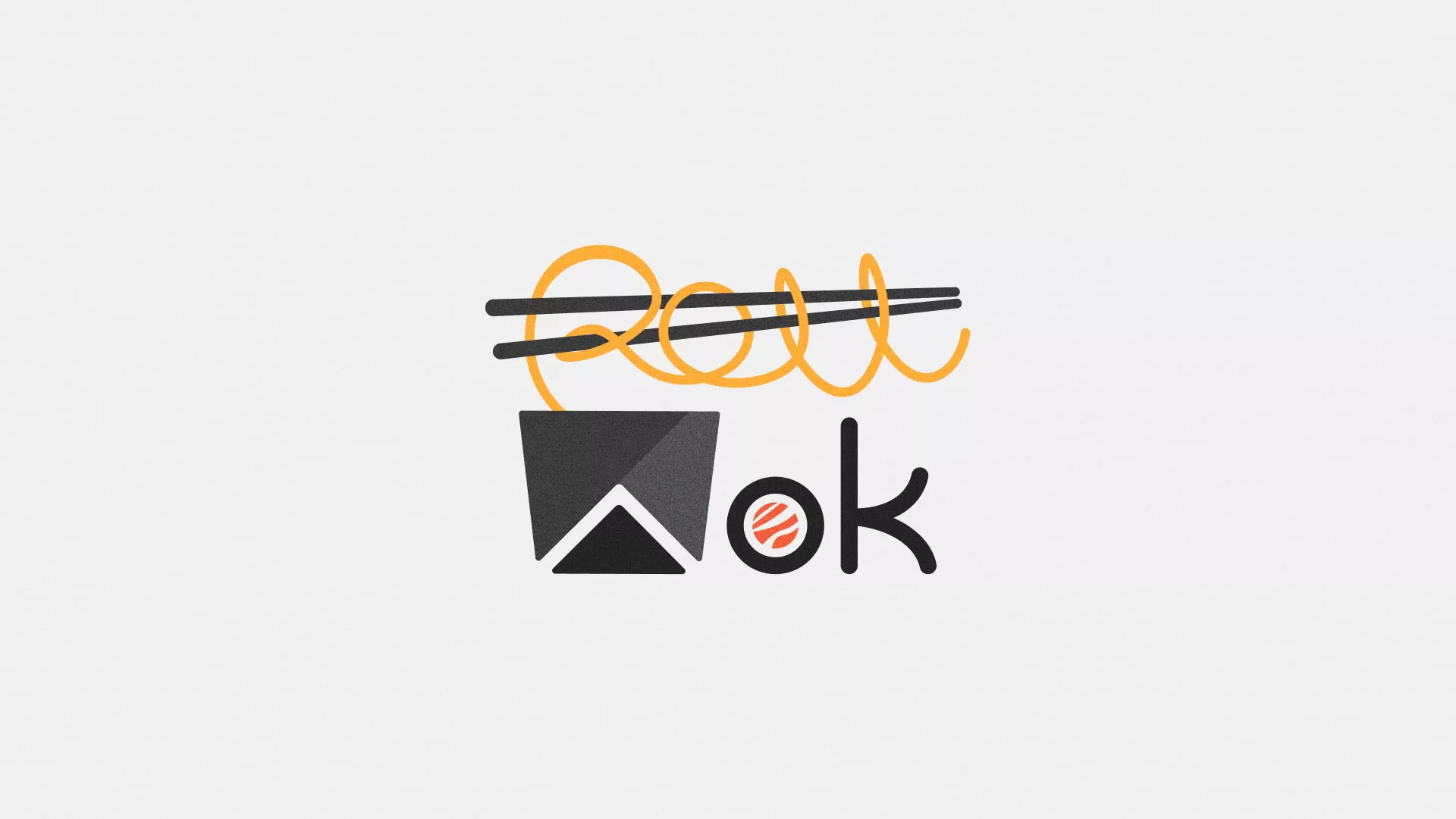 Разработка логотипа в Новокузнецке для суши-бара «Roll Wok Club» Разработка логотипа в Новокузнецке для суши-бара «Roll Wok Club»